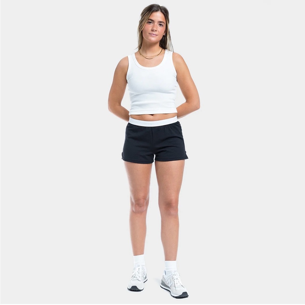 Soffe Women's Black Athletic Shorts